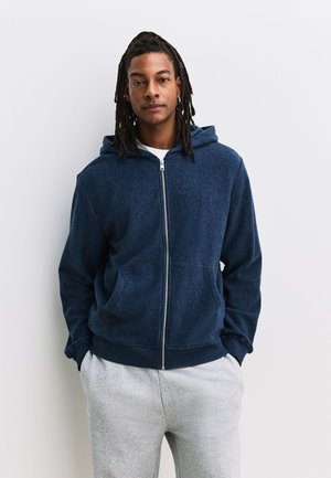 Next ZIP THROUGH HOODIE - Fleecejacke - navy blue