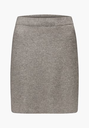 FTC Cashmere, A-lijn rok - taupe