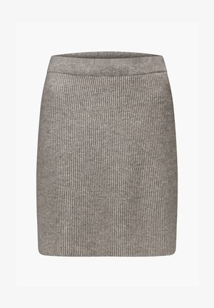 FTC Cashmere, A-lijn rok - taupe