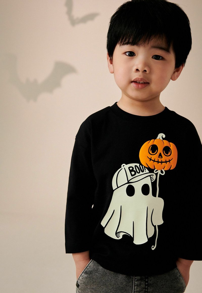Next HALLOWEEN  - REGULAR FIT - Bluză cu mânecă lungă - black