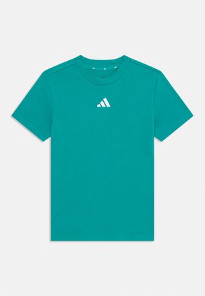 ESSENTIALS UNISEX - T-Shirt print - pure teal/white