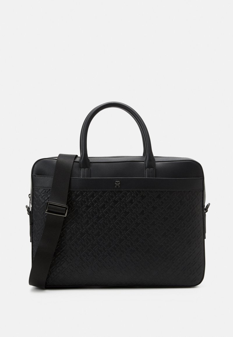 Tommy Hilfiger MONOGRAM PU COMPUTER UNISEX Laptop bag black Zalando.ie