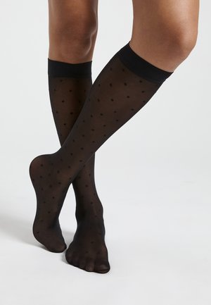 LARA - Kniestrümpfe - black