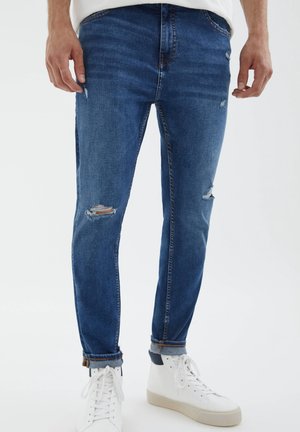 Slim fit jeans - dark-blue denim