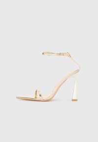PEAR - Sandale cu toc - gold-coloured