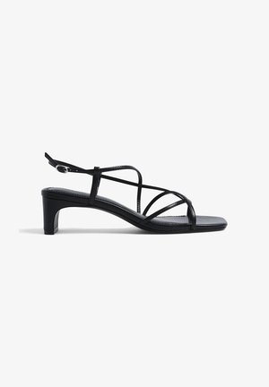 NA-KD STRAPPY BLOCK - Riemensandalette - black