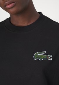 Lacoste CROC UNISEX - T-shirt basic - noir