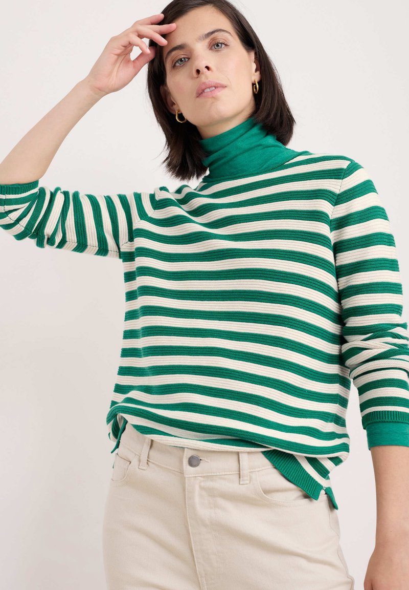 Seasalt Cornwall MAKERS - Strickpullover - green mini cornish chalk glade