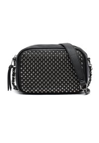 MISAKO Damen Umhängetasche Palatino - Leder Tasche 28x33x18cm In Schwarz