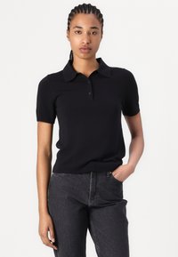 Calvin Klein FINE GAUGE  - Pólóing - black