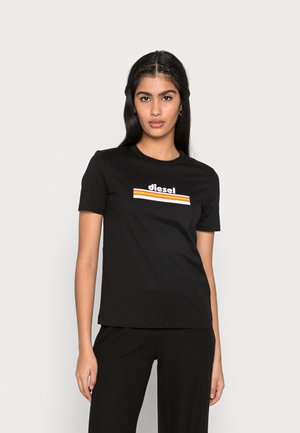 T-REG-C26 - T-shirt con stampa - black