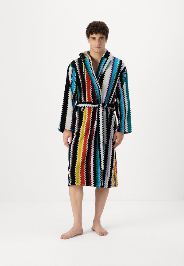 CURT HOODED BATHROBE UNISEX - Dressing gown - multicolor