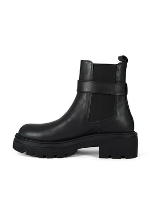 Stivaletti con plateau - nero