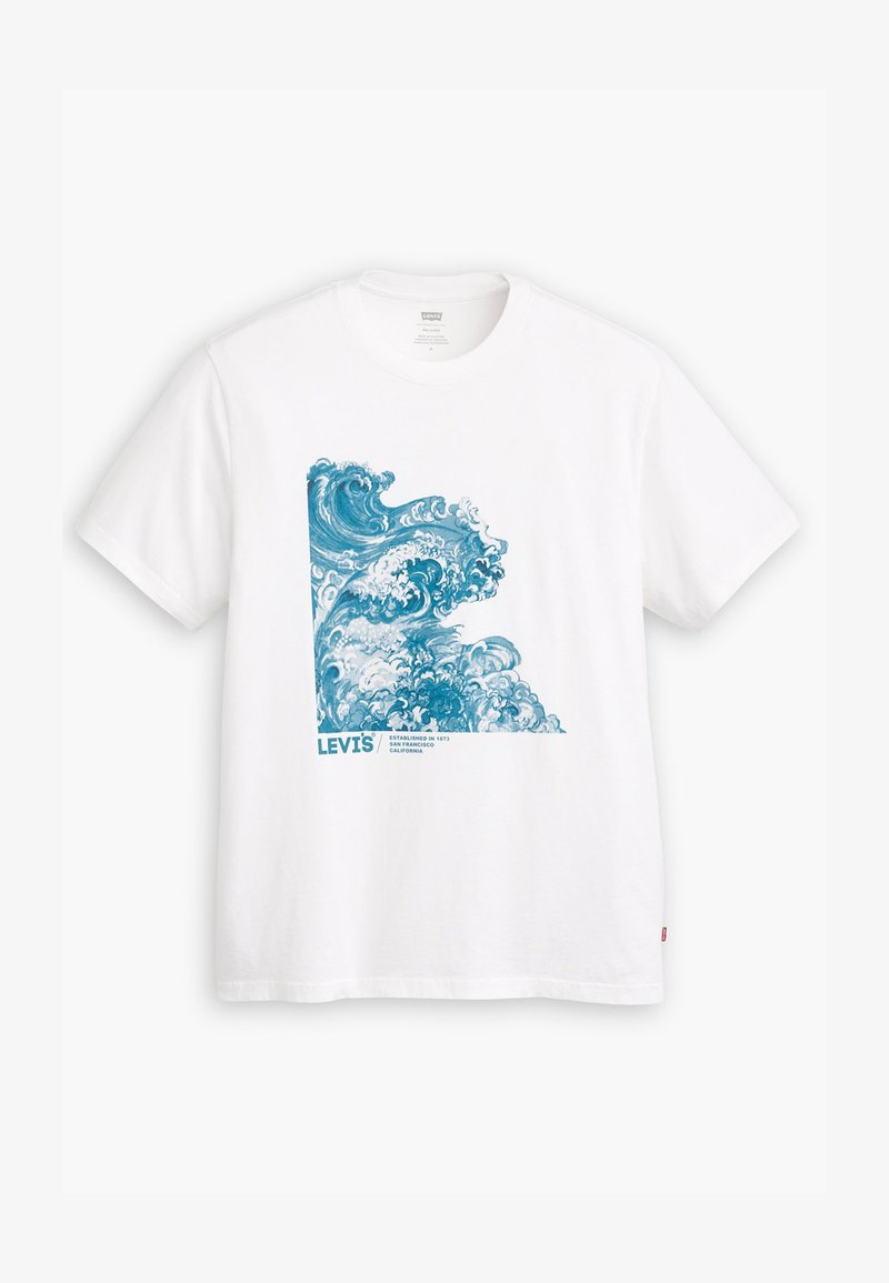 Levi's® RELAXED FIT - Nyomott mintás póló - white