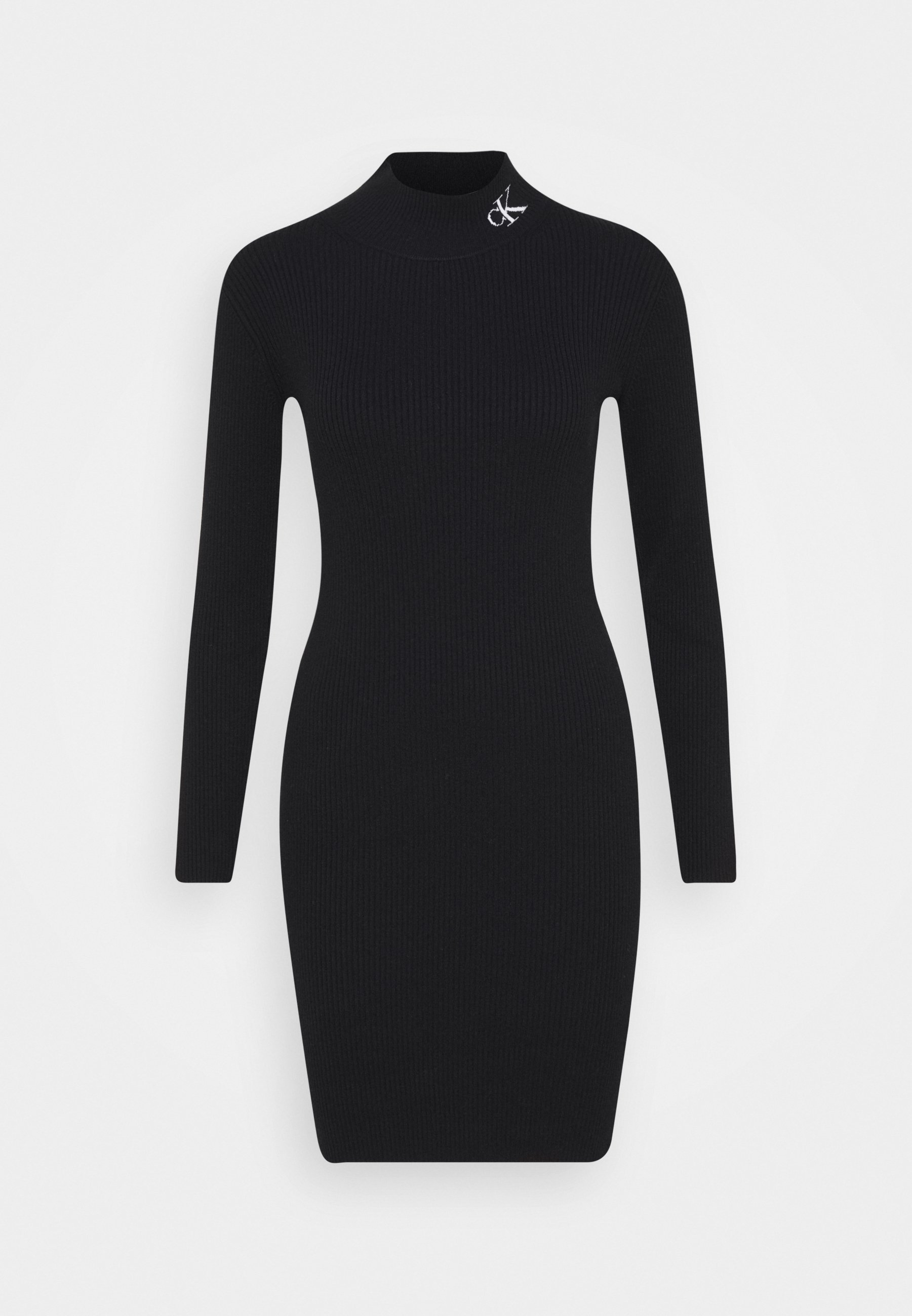 black jean jumper dress