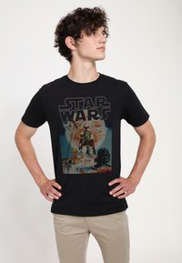 Star Wars STAR WARS CLASSIC FETT SUN - Camiseta estampada - black