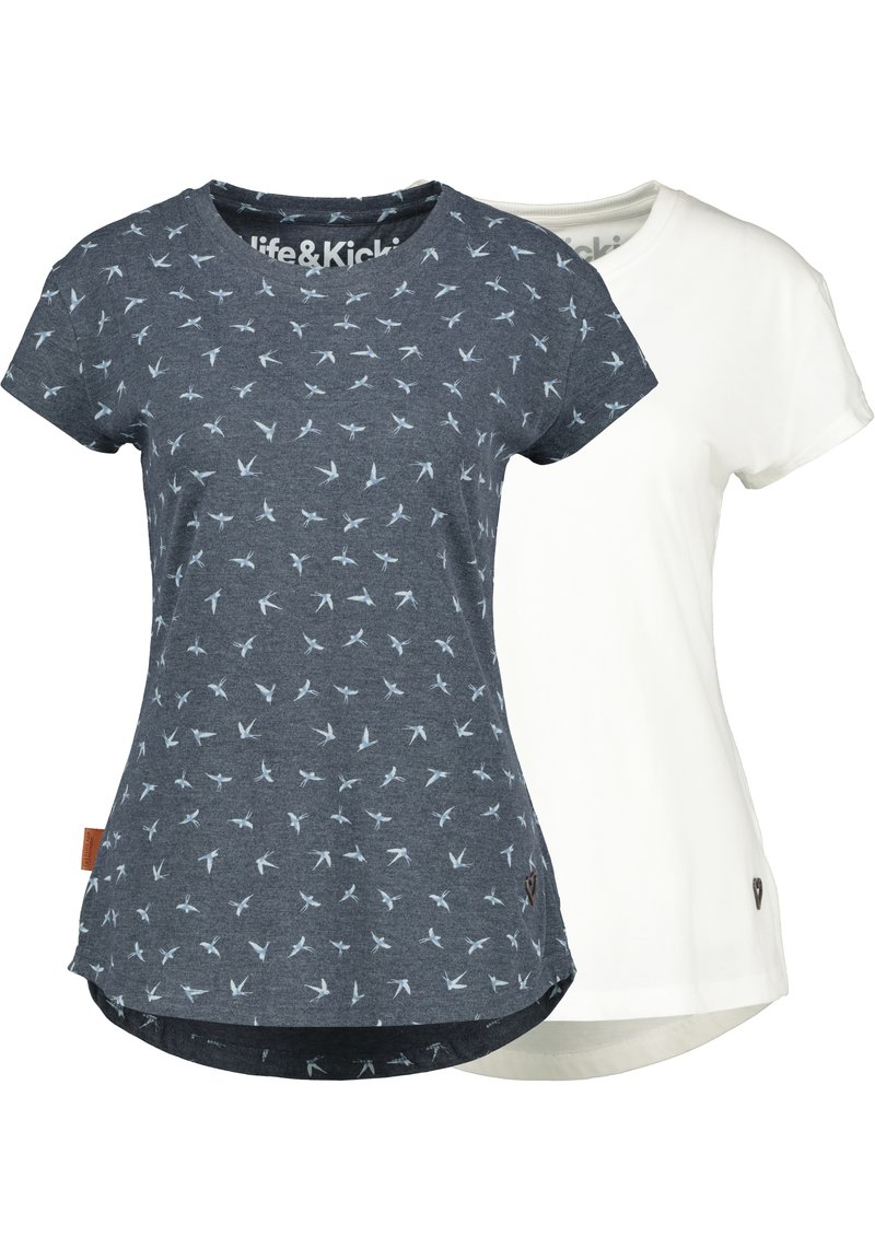 alife & kickin T-shirt print donkerblauw alife & kickin T-shirt print donkerblauw