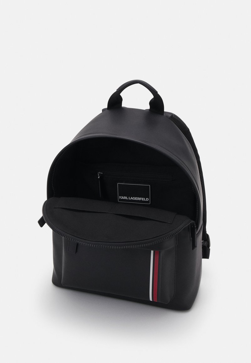 KARL LAGERFELD ESSENTIAL STRIPE BACKPACK - Rucksack - black  display picture 1