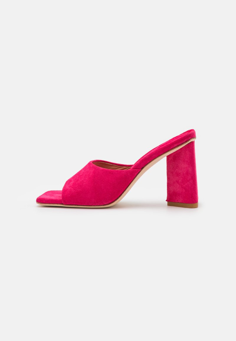 DEAR FRANCES SHELL - Mules à talons - pink