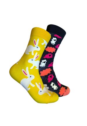 PACK 2 - Socks - blue and yellow