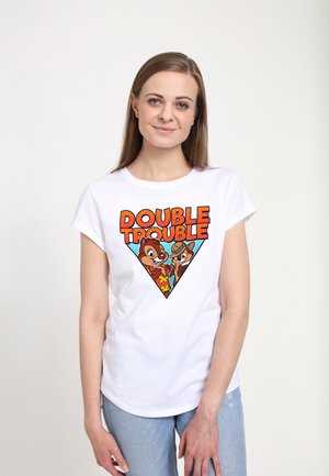CHIP N DALE BUDDY TEE R - Print T-shirt - white