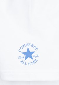 Converse UTILITY CHEST LOGO TEE - Camiseta estampada - black/white