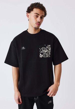 MANCHES COURTES BANDANA - T-shirt con stampa - noir
