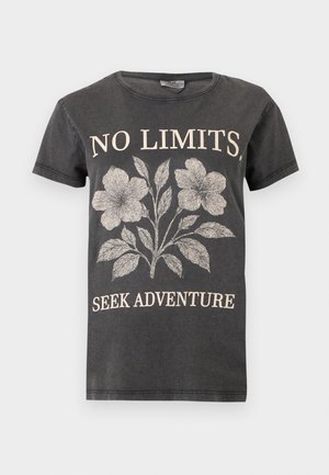 JDY, JDYFAROCK LIFE - Camiseta estampada - black