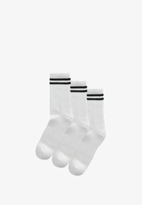 Unselected, white black stripe