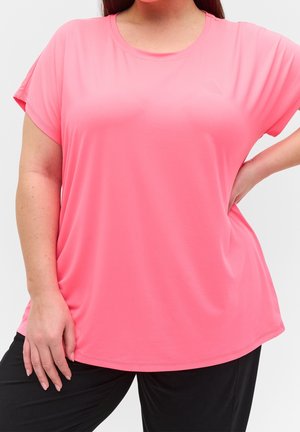 T-Shirt basic - neon pink