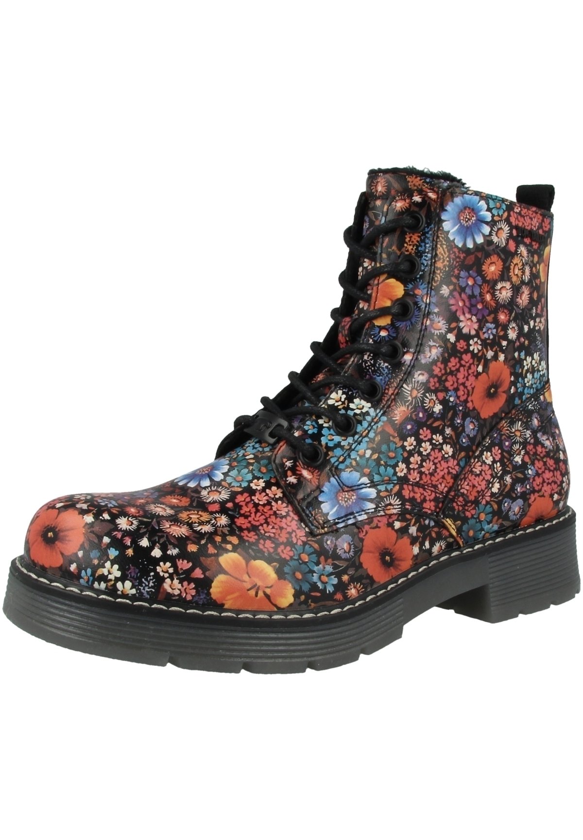 flower ankle boots