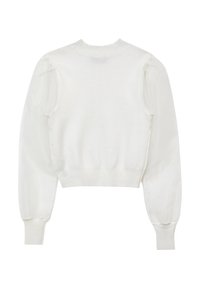 Calliope MANCHES DE EN ORGANZA - Strickpullover - bianco