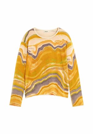 Desigual, ABSTRACT PRINTED SWEATER - Pullover - yellow
