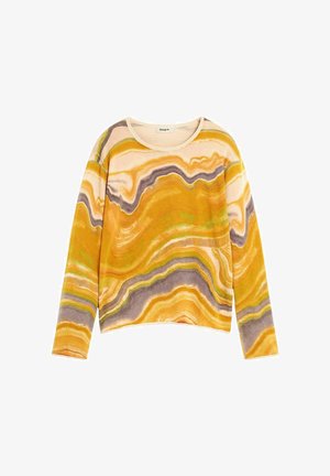 Desigual, ABSTRACT PRINTED SWEATER - Pullover - yellow