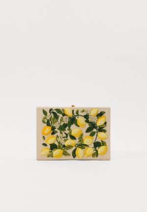 Olympia Le-Tan BOOK CLUTCH LEMON TREE - Clutch - champagne