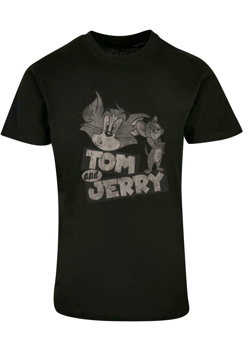 Absolute Cult Tom And Jerry Men's Cartoon Wink T-Shirt - Officially Licensed Slim Fit Tee - View #7
