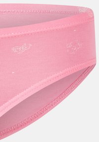 Rosa bomullstrosor med en mjuk textur, med ett subtilt mönster av små hjärtan. Fint sydda kanter och en bekväm midje-design.
