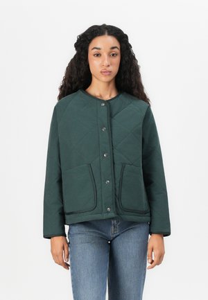 DURABLE WATER REPELLENT QUILTED JACKET - Light jacket - green gables
