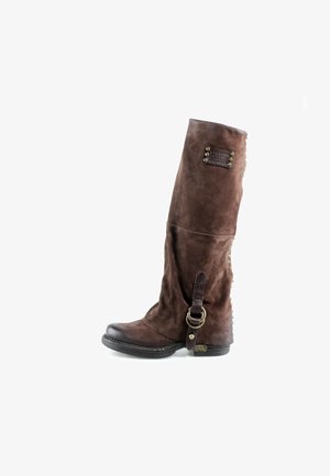 A.S.98, PRIMROSE - Bottes de cowboy / motard - coffee