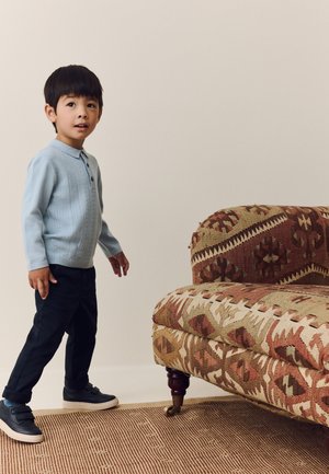 Next REGULAR FIT - CABLE - Langærmet T-shirt - blue