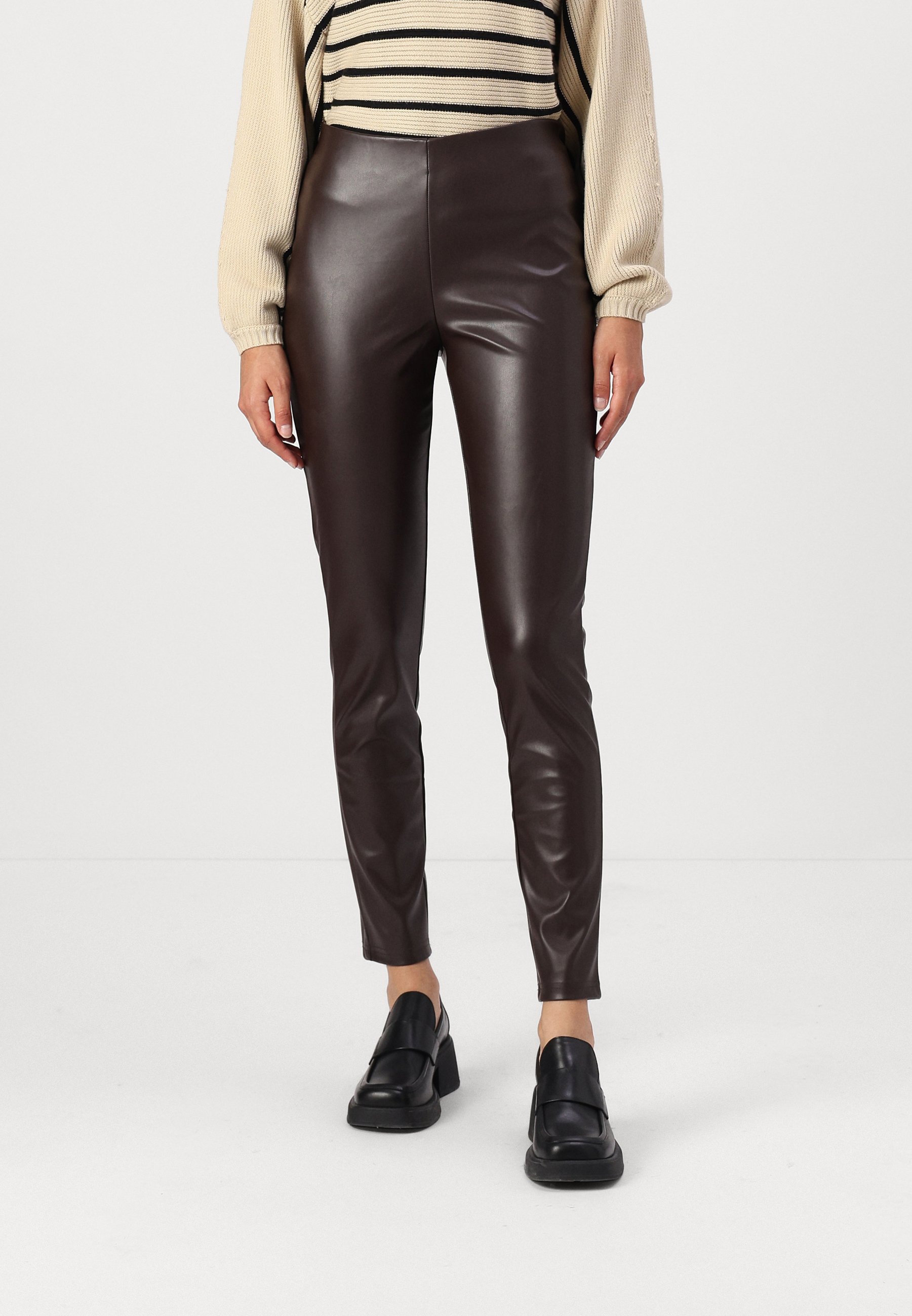 Kiabi Legging Noir Legging Cuir Hm Leather Pantalon Simili Cuir