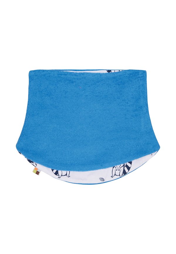 WENDE-SCHLAUCHSCHAL AUS BAUMWOLL-FLEECE – Schlauchschal – azur