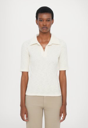CLOSED HALF SLEEVES - Poloskjorter - off white