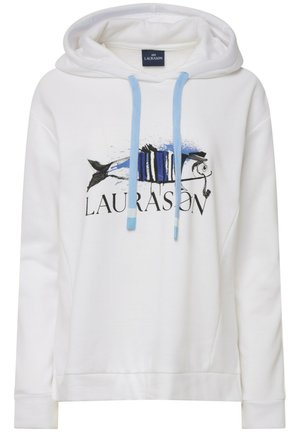 LAURASØN Felpa con cappuccio - white