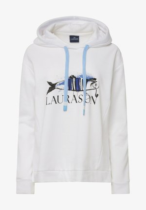 LAURASØN Mikina s kapucí - white