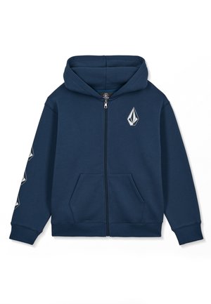 ICONIC STONE GID ZIP - Sweat zippé - dust bowl indigo