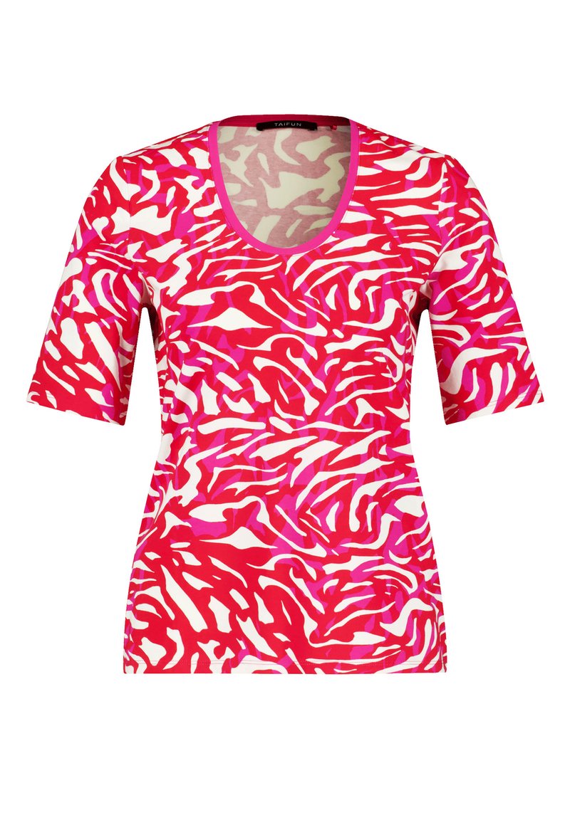 Taifun T-shirt print rood