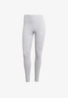 ESSENTIALS 3 STRIPES - Leggings - light grey heather white