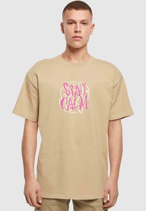 WORDING - STAY SAFE HEAVY  - T-Shirt print - unionbeige