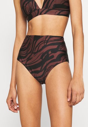 NOMADE HIGH WAIST PANT - Bikini bottoms - black